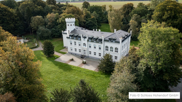 Luftaufnahme Schloss Hohendorf